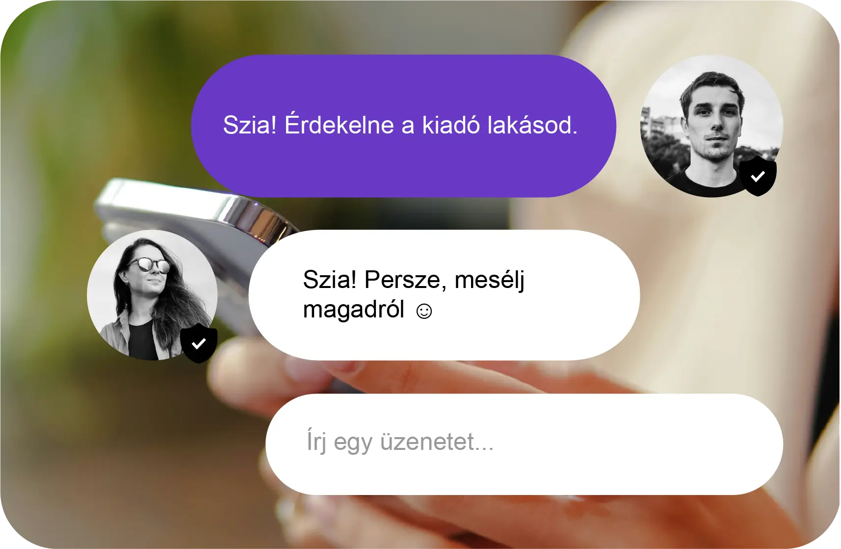 Üzenj a lakótársaknak